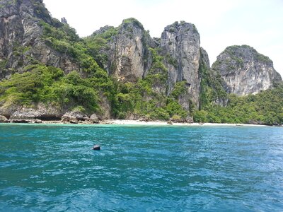 Cliff thailand phuket photo