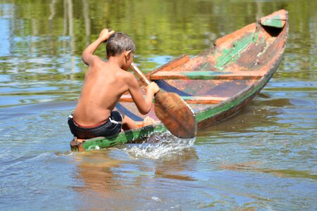 Rio boy canoe photo