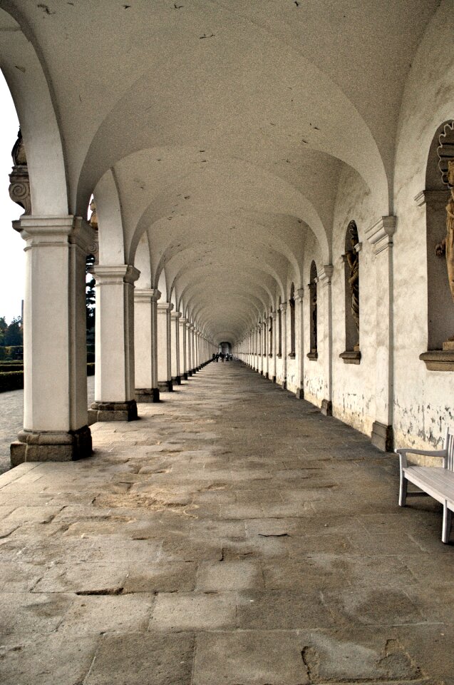 Flower garden park arcade