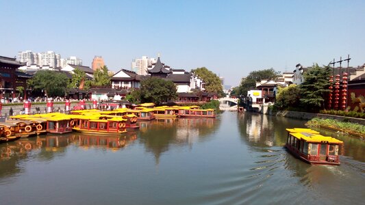 Confucius temple qinhuai river photo