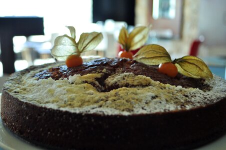 Sponge cake pie sweet