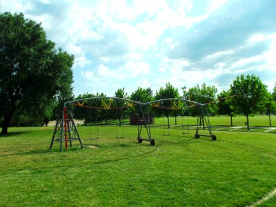 Riverside park tagus river irrigation