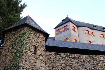 Wall fortress defensive tower