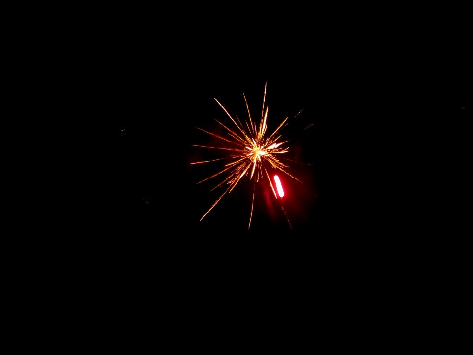 Light firework nightlife