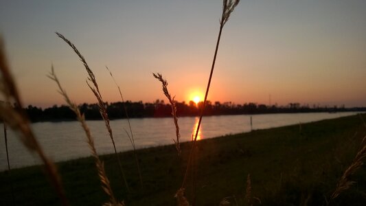 Bank river germany photo