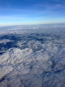 Clouds the sky above stratosphere photo