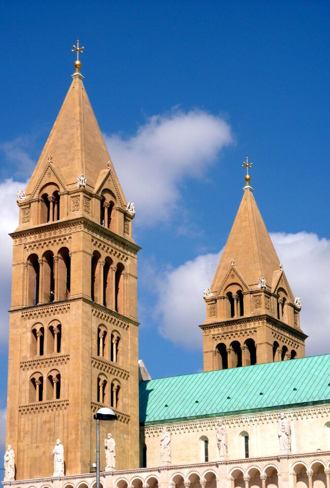 Church towers city