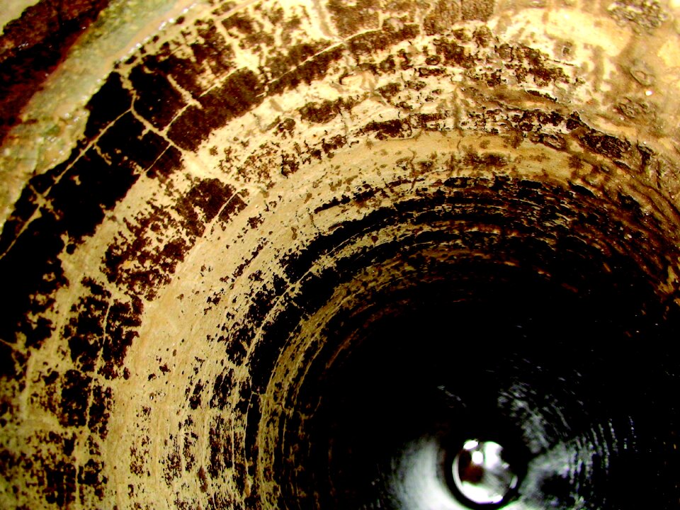Water pipes internal sludge