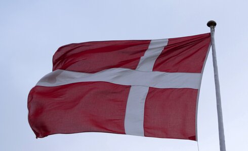 Danish danish flag red photo