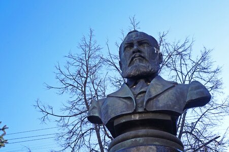 Statue sky kostroma