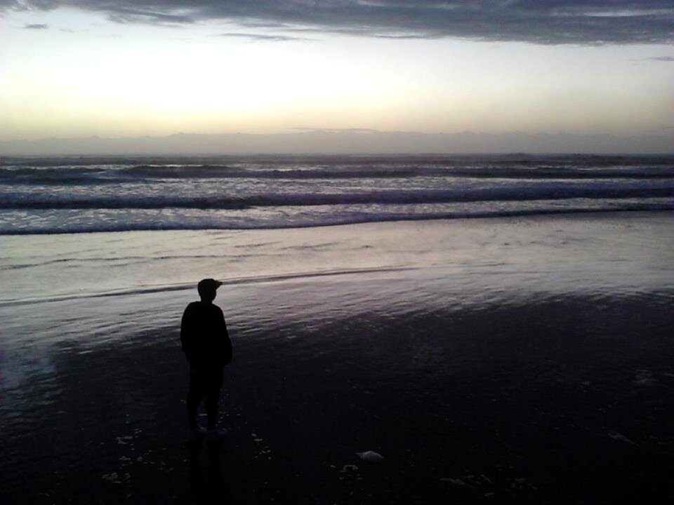Beach shadow thoughts