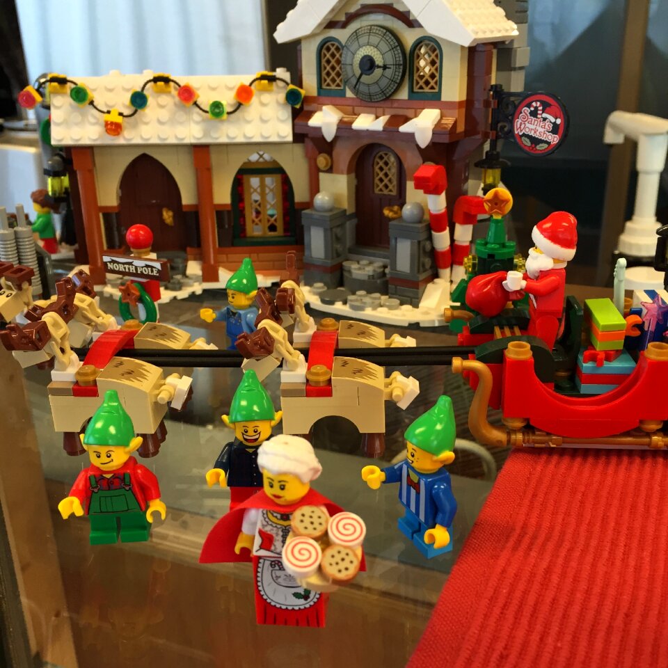 Lego toy santa claus