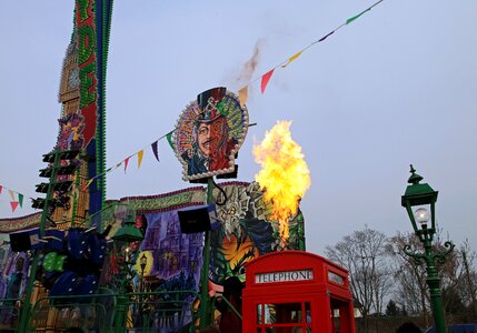 Flame carnies thrill