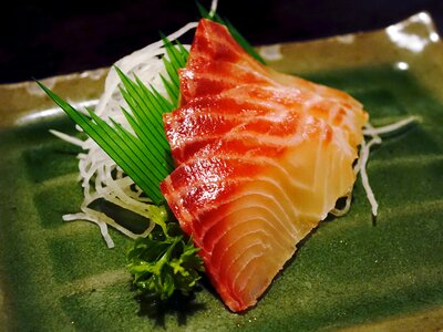Seafood japanese vegetables photo