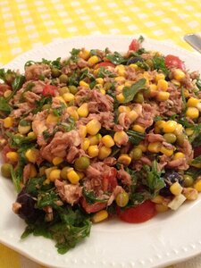 Corn salad mixed
