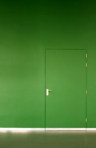 Door green basic photo