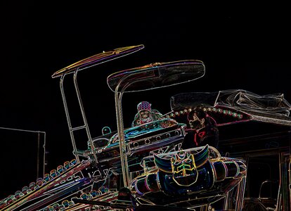 Neon circles entertainment