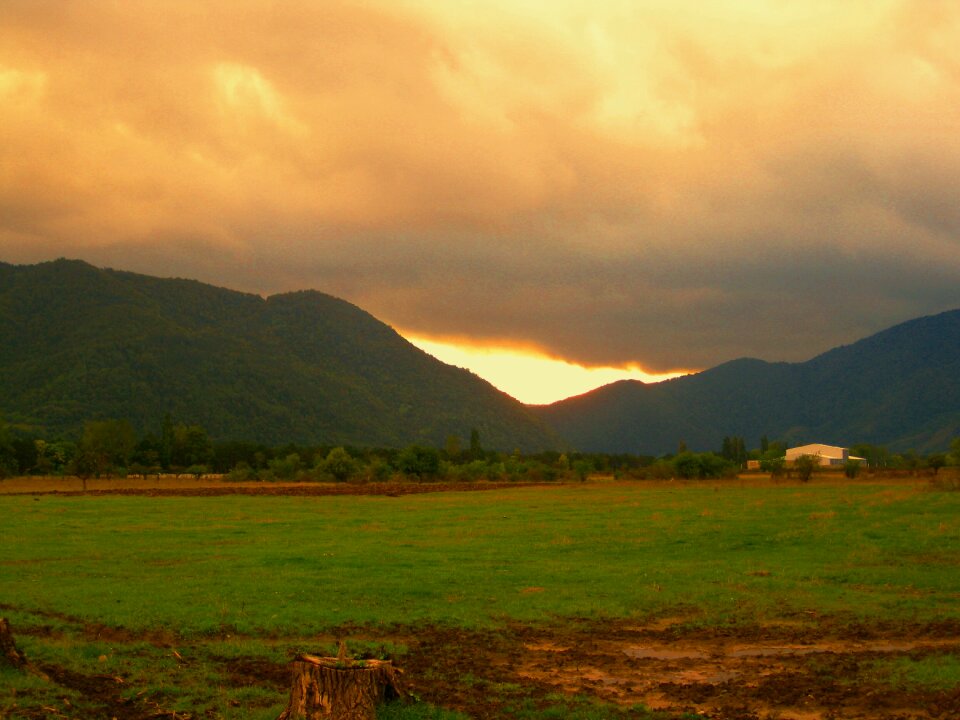 Mountain landscape view