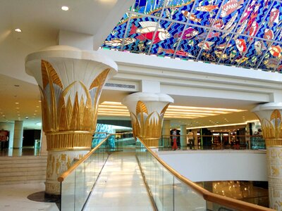 Luxury purchasing department stores