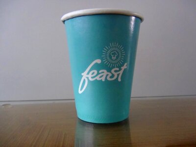 Color gray cup