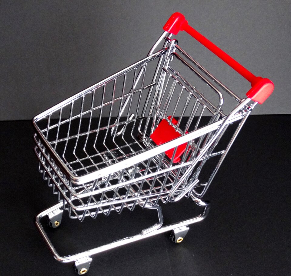 Shopping wire chrome steel