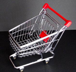 Shopping wire chrome steel
