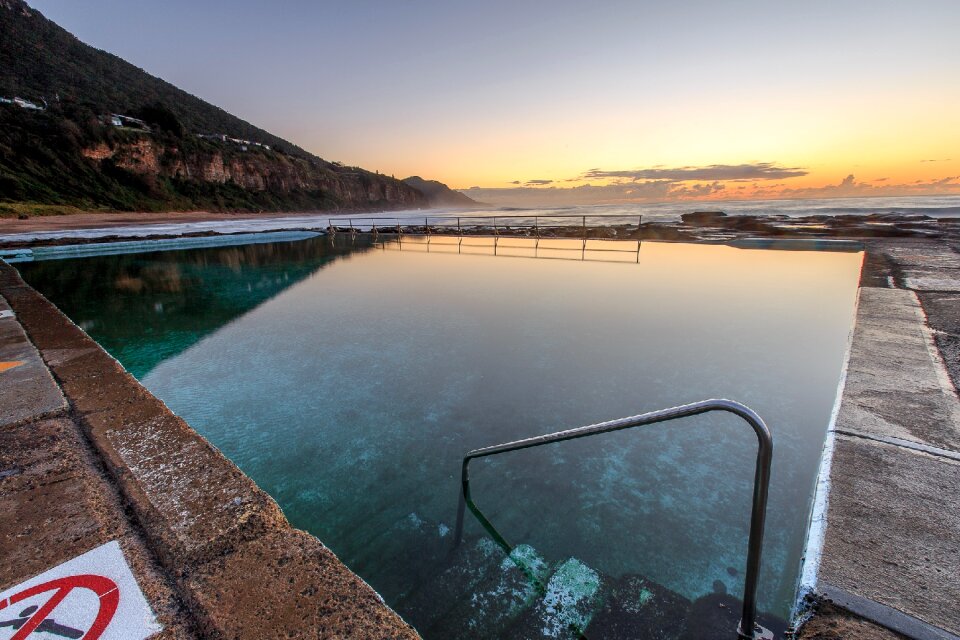 Sky sunset coast