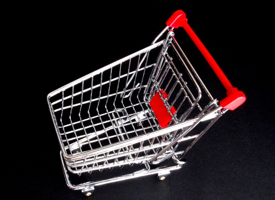Shopping wire chrome steel