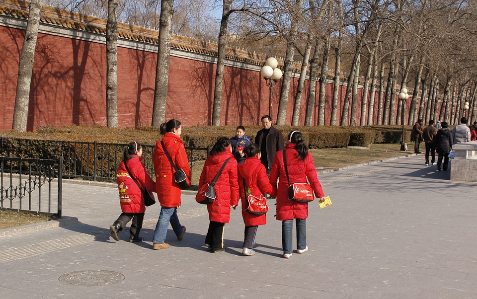 Red jacket students