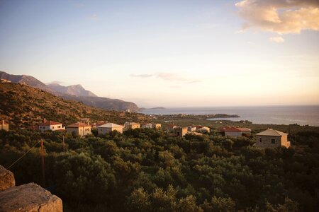 Hills mountains coast