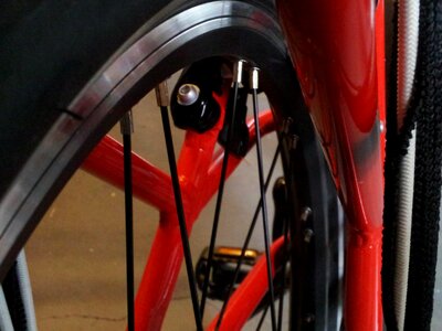 Wheel bicycle spokes