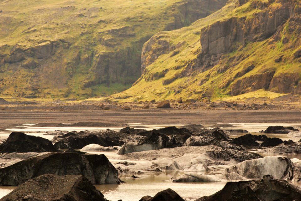 Landscape glacier nature