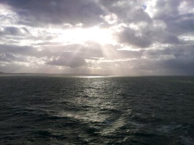 Voyage clouds ray of light