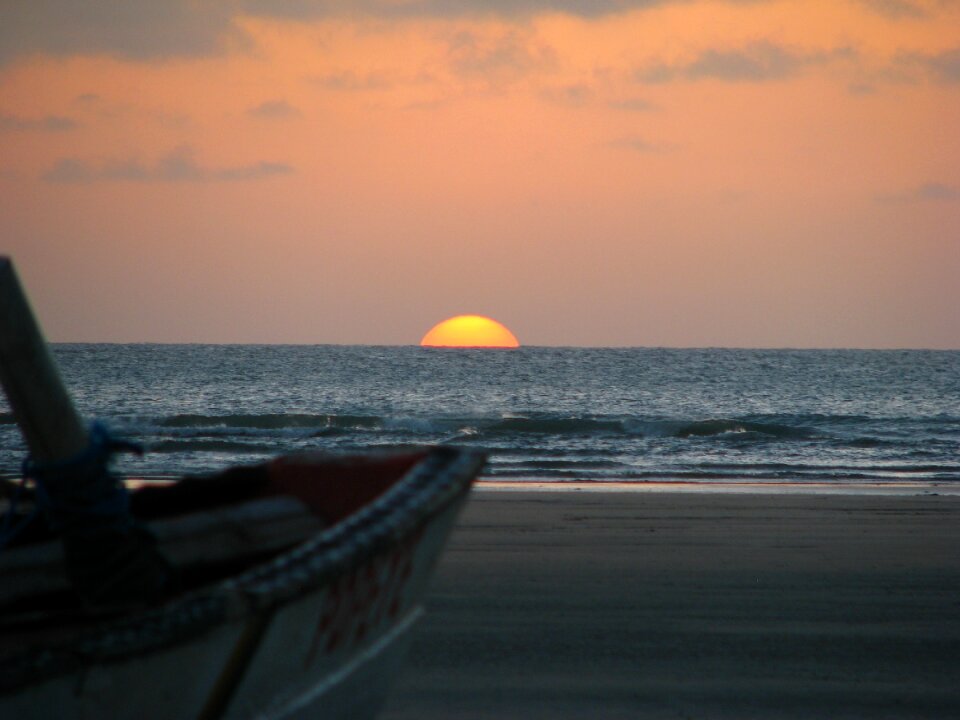 Beach sand water photo