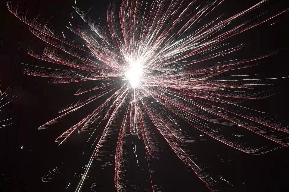 The night sky fireworks beautiful