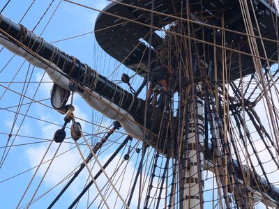 Boat sailing vessel old rigs