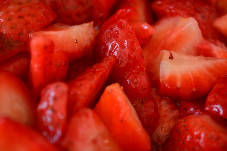 Sweet food bright red