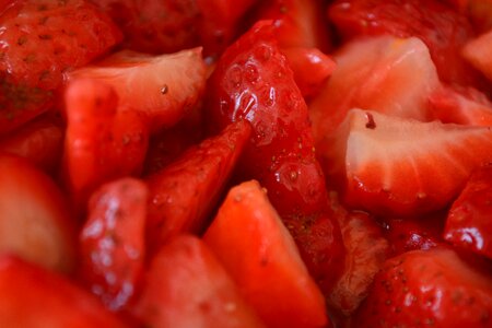 Sweet food bright red