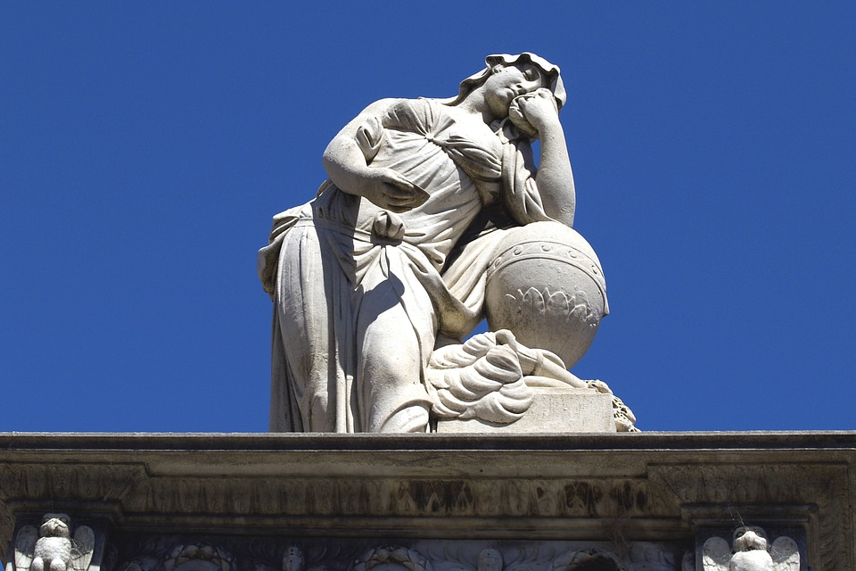 Religious sculpture stone sculpture