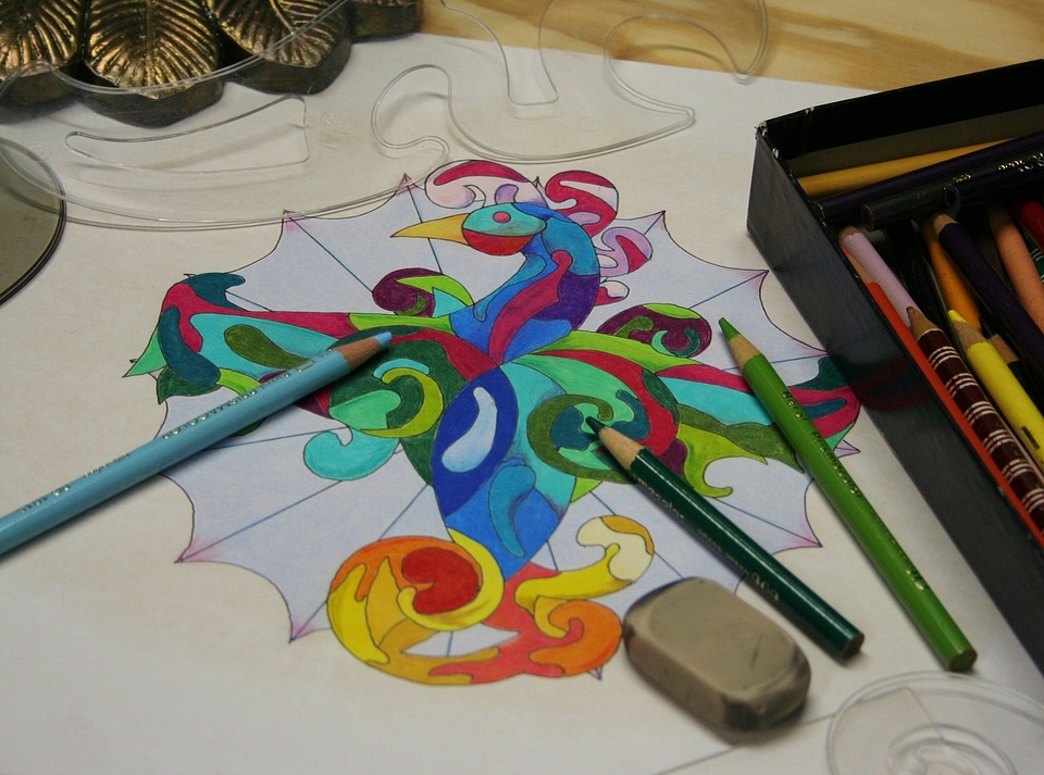 Drawing color shading