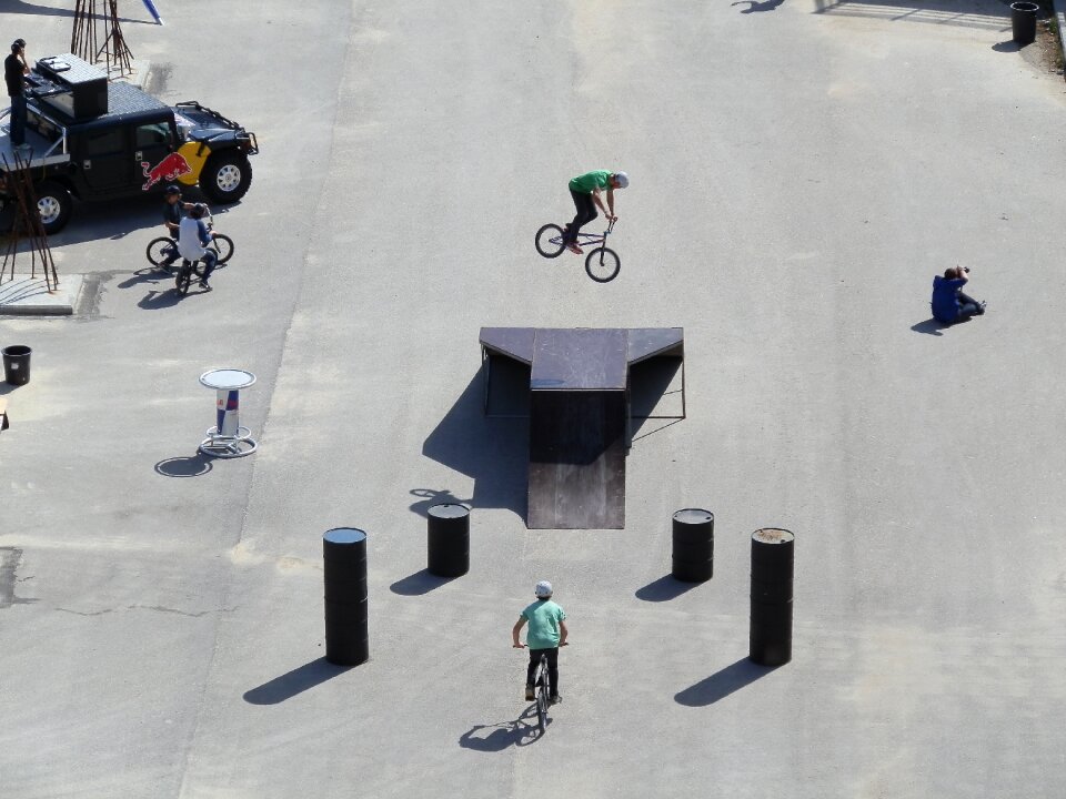 Bicycle jump sport