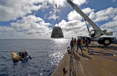 Space module capsule science photo