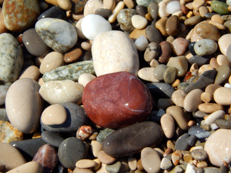 Sassi stones pebble beach