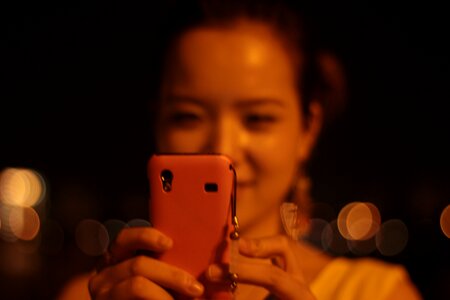 Phone lighting neon light