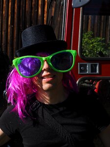 Glasses hair perlon