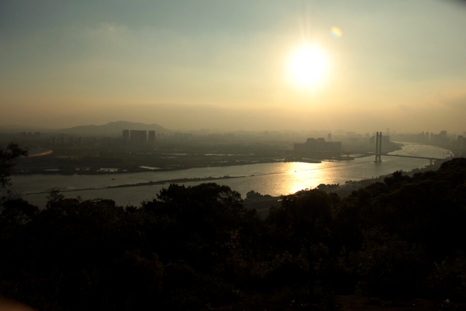 River mountain landscape photo