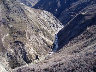 Landscape ravine photo