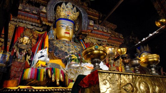 Monastery buddha temple