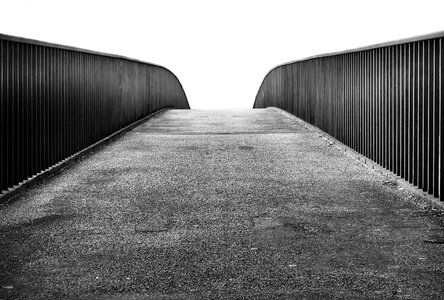 Black white walk transition