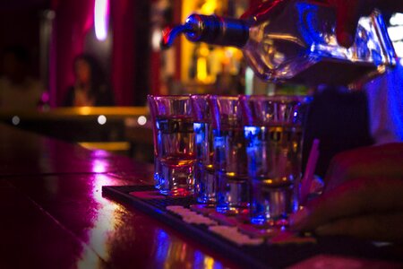 Tequila bar cups